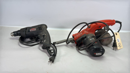 Jobmate Electric Drill&Black&Decker Belt Sander