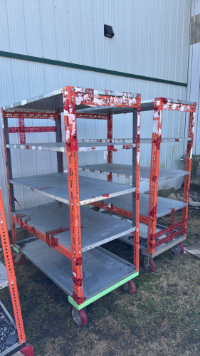 (2) Rolling Carts