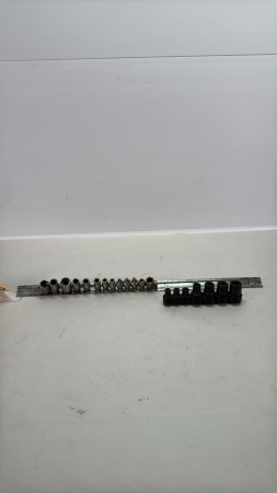 Assorted 1/4in & 3/8in Drive Sockets