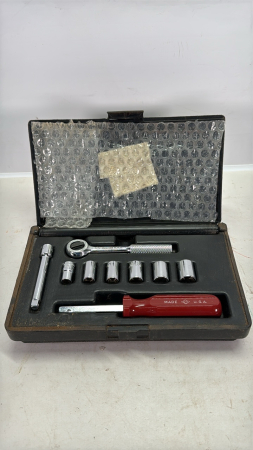 S-K 9 Piece 1/4" Drive Metric Socket Set