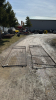 (2) Steel Gates with Hog Panelling