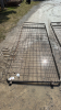 (2) Steel Gates with Hog Panelling - 3