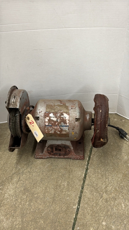8in Bench Grinder with Buffing Wheels
