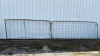 (2) Steel Gates with Hog Panelling - 2
