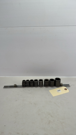 8 Snap-On 1/2in Drive Impact Sockets