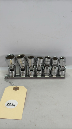 (7) Benchtop 3/8in Drive Metric Universal Sockets