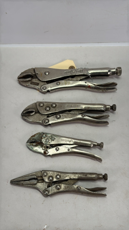 (4) Locking Pliers