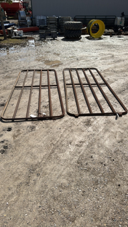 (2) 10ft Diamond Bar Gates
