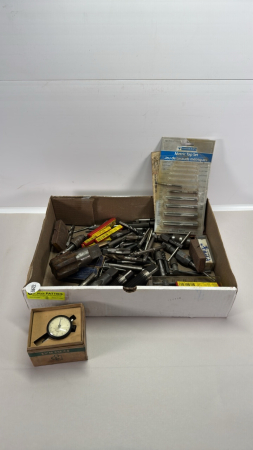 Quantity of Taps,Drill Bits&Federal Dial Indicator