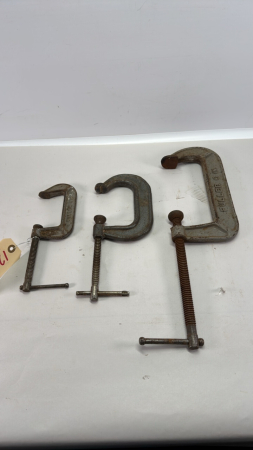 (3) C Clamps