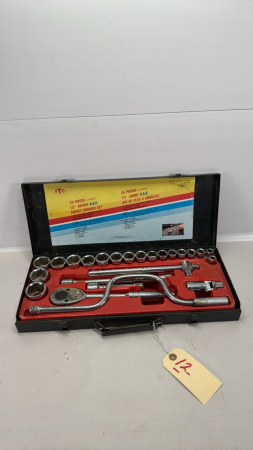 ITC 24 Piece SAE 1/2in Drive Socket Set