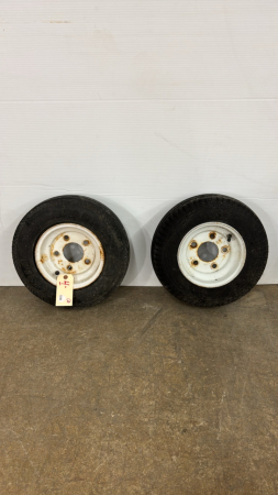 (2) 4.80-8 Carlisle Tires & Rims