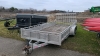 2018 Beckner 16ft x 7.5ft Tandem Aluminum Trailer