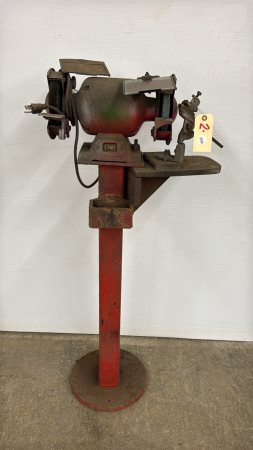 Pedestal Grinder w/Drill Bit Sharpening Jig