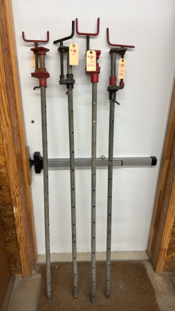 (4) 3/4in by 54in Pipe Clamps