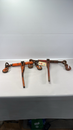 (2) Ratchet Chain Binders