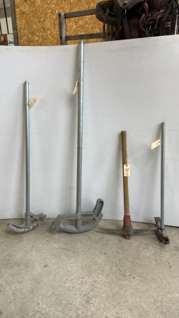 (3) Pipe Benders & (1) Pick