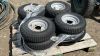 (12) 4.80/4.00-8 Tires on 4 Bolt Rims - 2