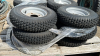 (12) 4.80/4.00-8 Tires on 4 Bolt Rims - 3