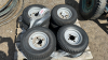 (12) 4.80/4.00-8 Tires on 4 Bolt Rims - 4