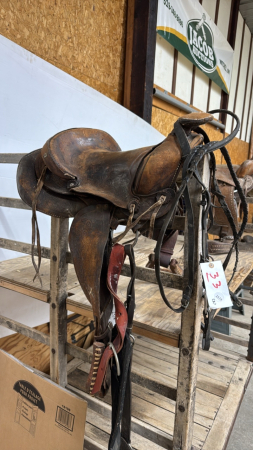 13in Western Saddle w/Bridle