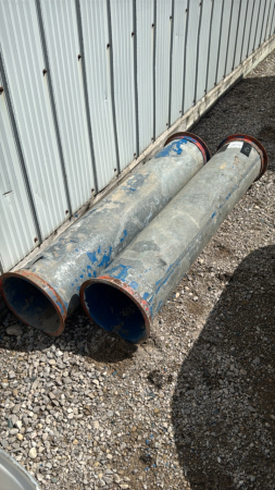 (2) Lengths of 9in Silo Pipe