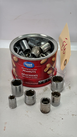 Quantity of 3/8" Drive Assorted Sockets