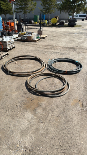 Quantity of 3/4"&1 1/4" Blk Plastic Plumbing Pipe