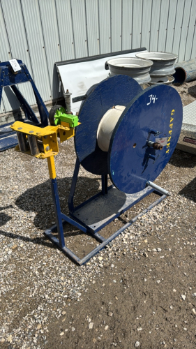 Wire Reel Stand w/Wire Measuring Counter
