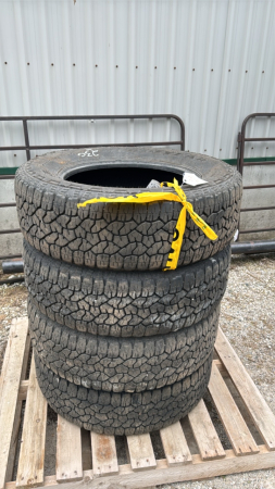 (4) Goodyear LT275/65R 20 Tires