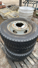 (4) Goodyear 245/70R 19.5 Tires on Rims - 3