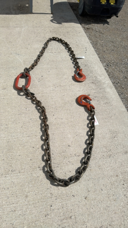 15ft Heavy Log Chain w/Lifting Yoke
