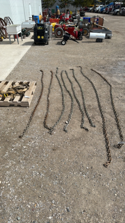 (8) Pieces of Logging Chain - Approx. 10ft Long