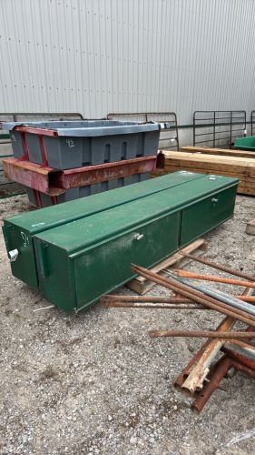 (2) 8ft Contractors Truck Toolboxes