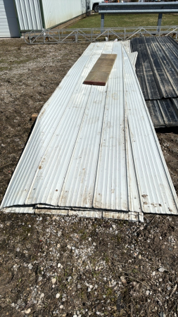 7 pieces of Used White Sheet Steel