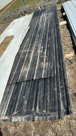 5 Pieces of Used Black Sheet Steel