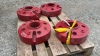(4) Wheel Weights off W6 Tractor - 3