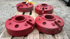 (4) Wheel Weights off W6 Tractor - 4