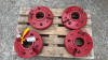 (4) Wheel Weights off W6 Tractor - 5