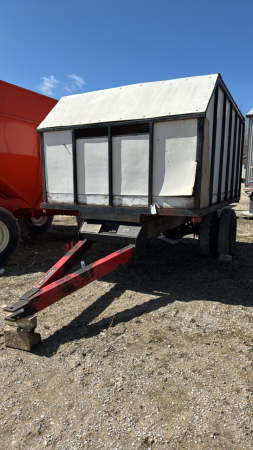 Homebuilt 12ft x 7ft Farm Use Stock Trailer