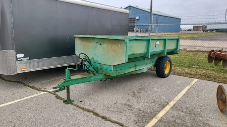 Single Axle 10ft x 5.5ft Steel Dump Trailer