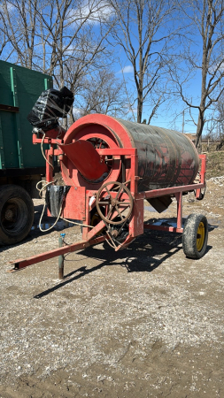 Rotary Grain Cleaner on Transport