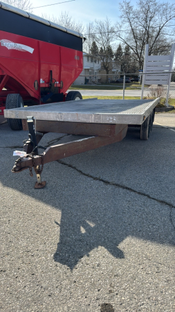 Homebuilt 16ft x 7.5ft Tandem Deckover Trailer