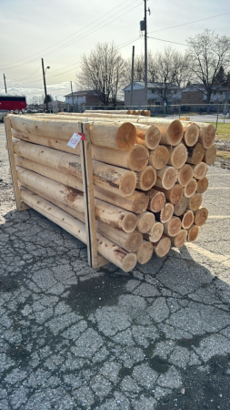 35-7in x 8ft Cedar Posts