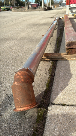 Husky 30ft x 6in Fill Pipe with Legs