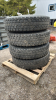 See Note: (4) Hercules 11R 22.5 Tires on 10 Bolt Rims - 2