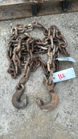 14ft Heavy Logging Chain with Hooks