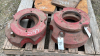 (2) Pair of Circular Tractor Weights