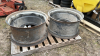 Pair of 15x28 Rims off a CIH Magnum (10 Bolt) - 2