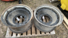 Pair of 15x28 Rims off a CIH Magnum (10 Bolt) - 3
